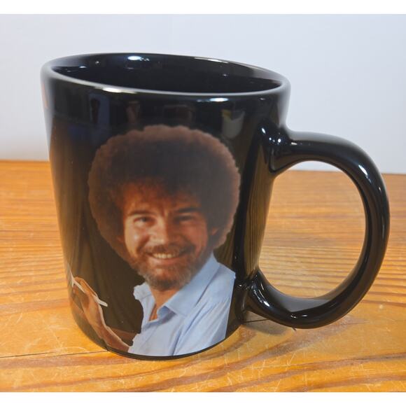 Bob Ross Heat Changing Mug - Ceramic 11 oz - See Painting Color with Hot Liquids - Picture 1 of 9